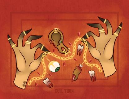 The Partner Trinkets // Lucky Charms // Oddities // POSTCARD