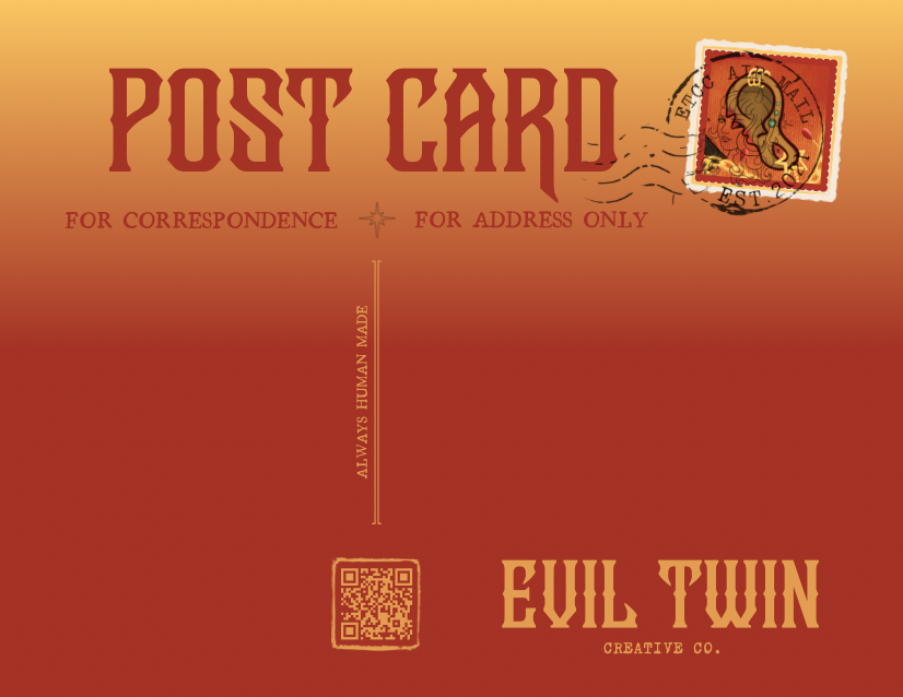 The Partner Trinkets // Lucky Charms // Oddities // POSTCARD