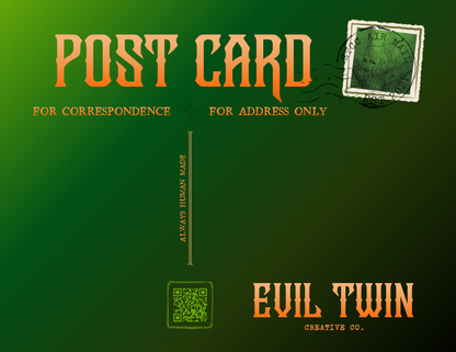 Peter Steele // Type O Negative // Green Man // POSTCARD