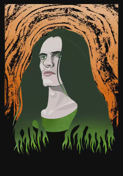 Peter Steele // Type O Negative // Green Man // POSTCARD